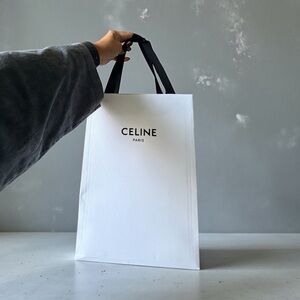 Celine Paris Paper Shopper bag